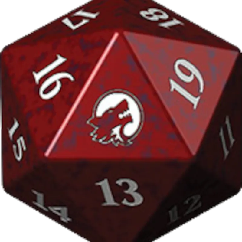 Marcador de Vida Magic Innistrad Caçada a Meia-Noite - Vermelho