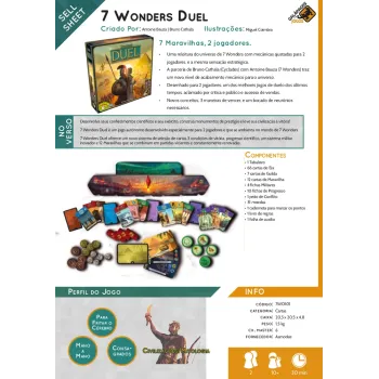 7 Wonders Duel - Galápagos Jogos 7 Wonders Duel - Galápagos Jogos
