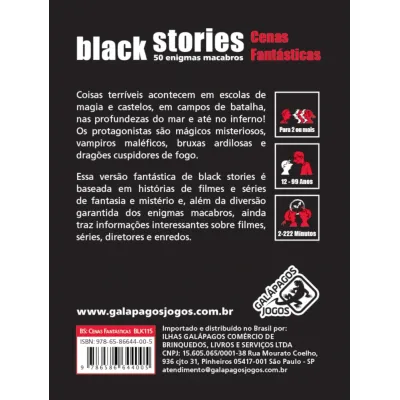 Black Stories: Cenas Fantásticas - Galápagos Jogos