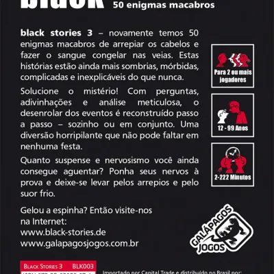 Black Stories 3 - Galapagos Jogos