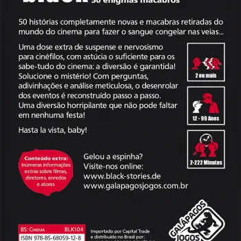 Histórias Sinistras: Cinema - Galápagos Jogos Histórias Sinistras: Cinema - Galápagos Jogos