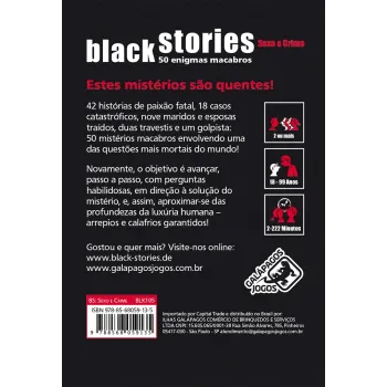 Black Stories: Sexo e Crime - Galápagos Jogos