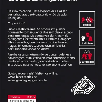 Black Stories: Mistério - Galápagos Jogos