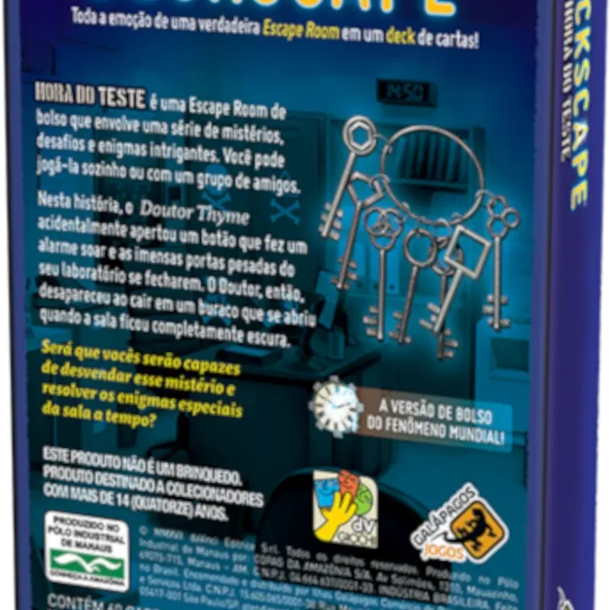 Deckscape: Hora do Teste - Galápagos Jogos