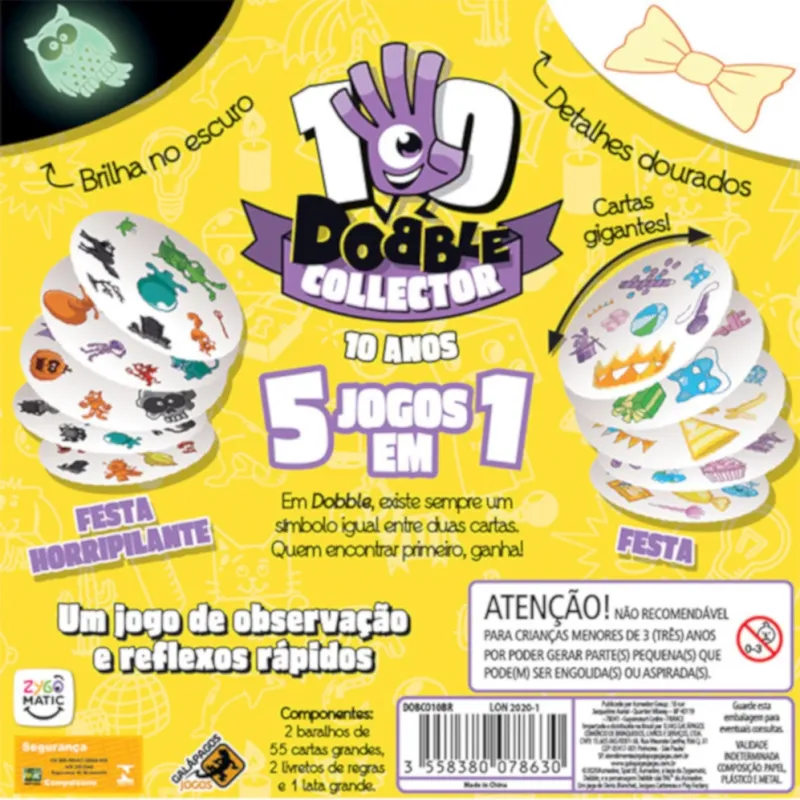 Dobble Collector - Galápagos Jogos Dobble Collector - Galápagos Jogos