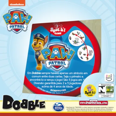 Dobble Paw Patrol - Galápagos Jogos Dobble Paw Patrol - Galápagos Jogos