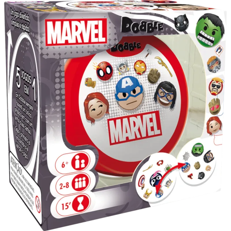 Dobble Emoji Marvel - Galápagos Jogos