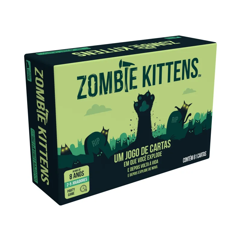 Exploding Kittens: Zombie Kittens - Galápagos Jogos Exploding Kittens: Zombie Kittens - Galápagos Jogos