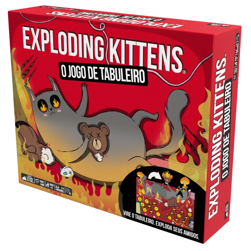 Exploding Kittens: O Jogo de Tabuleiro - Galápagos Jogos Exploding Kittens: O Jogo de Tabuleiro - Galápagos Jogos