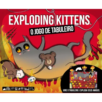 Exploding Kittens: O Jogo de Tabuleiro - Galápagos Jogos Exploding Kittens: O Jogo de Tabuleiro - Galápagos Jogos