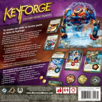 KeyForge - Colisão entre Mundos - Conjunto Inicial - Galápagos Jogos KeyForge - Colisão entre Mundos - Conjunto Inicial - Galápagos Jogos