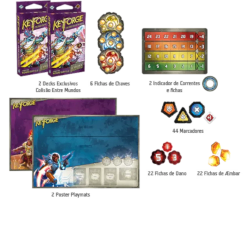 KeyForge - Colisão entre Mundos - Conjunto Inicial - Galápagos Jogos