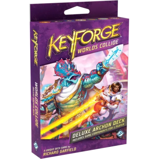 KeyForge - Colisão Entre Mundos - Deluxe Archon Deck - Galápagos Jogos KeyForge - Colisão Entre Mundos - Deluxe Archon Deck - Galápagos Jogos