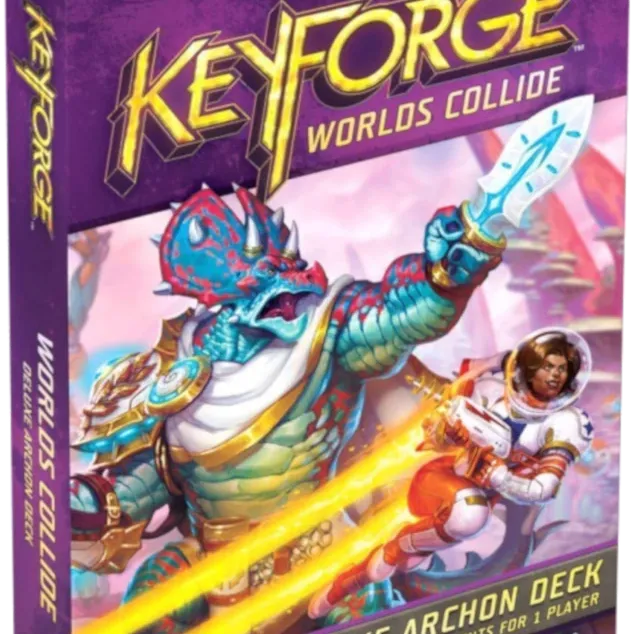 KeyForge - Colisão Entre Mundos - Deluxe Archon Deck - Galápagos Jogos