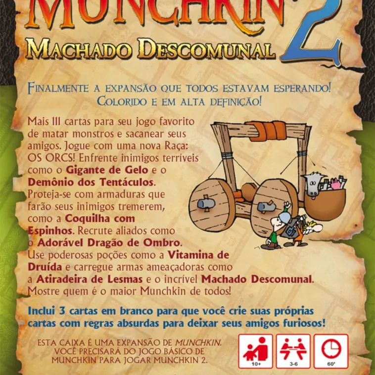 Munchkin 02 - Machado Descomunal (Expansão) - Galápagos Jogos