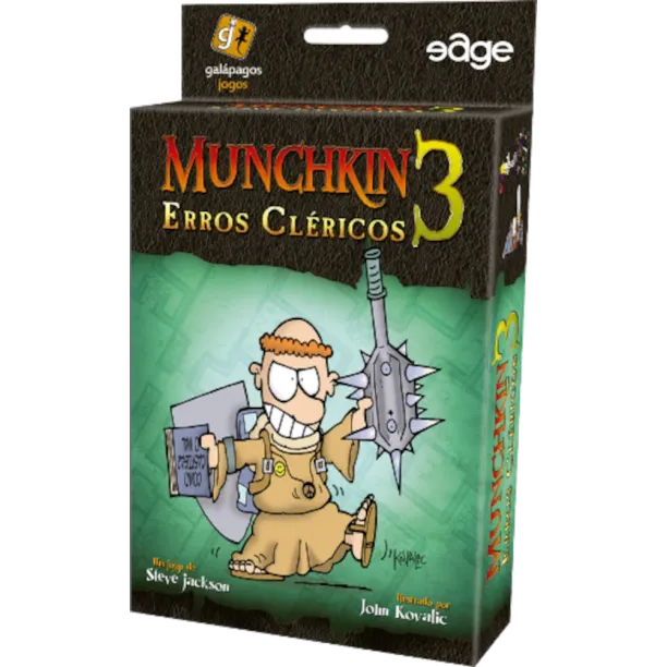 Munchkin 03 - Erros Cléricos (Expansão) - Galápagos Jogos Munchkin 03 - Erros Cléricos (Expansão) - Galápagos Jogos
