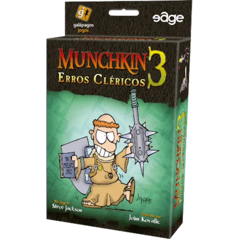 Munchkin 03 - Erros Cléricos (Expansão) - Galápagos Jogos