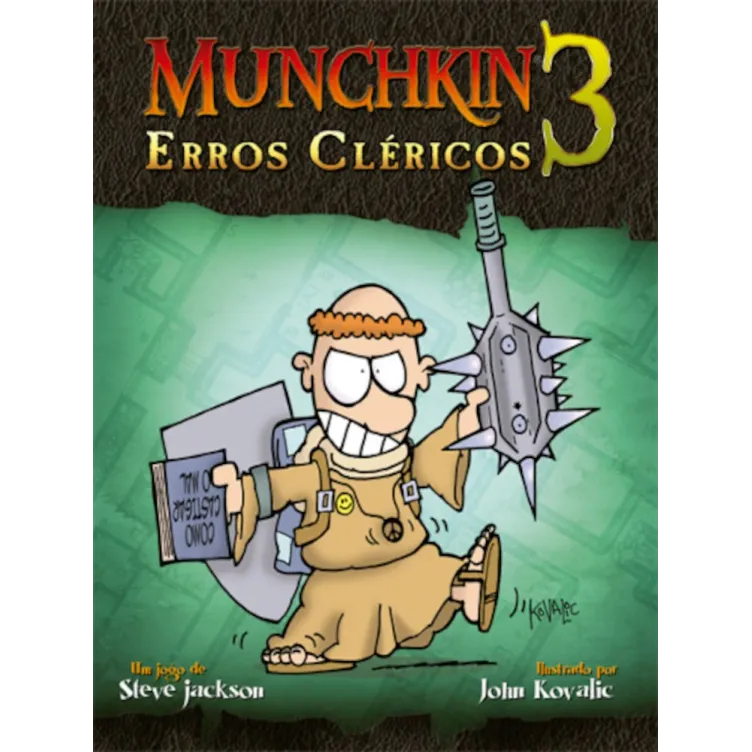 Munchkin 03 - Erros Cléricos (Expansão) - Galápagos Jogos Munchkin 03 - Erros Cléricos (Expansão) - Galápagos Jogos