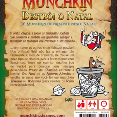 Munchkin - Destrói o Natal - Galápagos Jogos