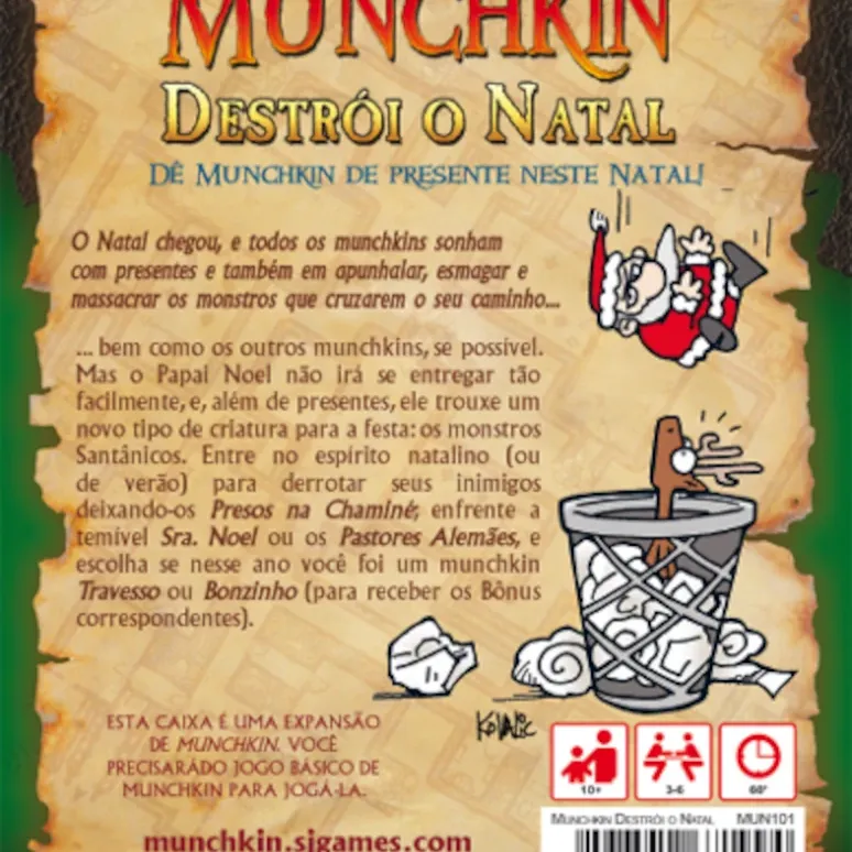 Munchkin - Destrói o Natal - Galápagos Jogos