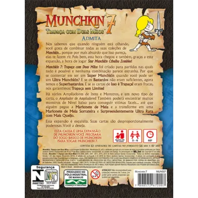 Munchkin 07 - Trapaça com Duas Mãos (Expansão) - Galápagos Jogos