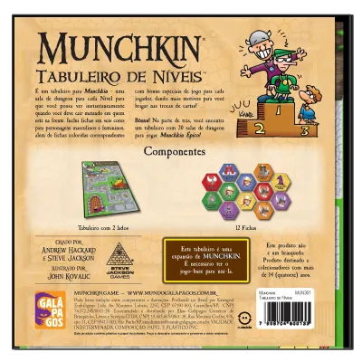Munchkin Tabuleiro de Níveis - Galápagos Jogos