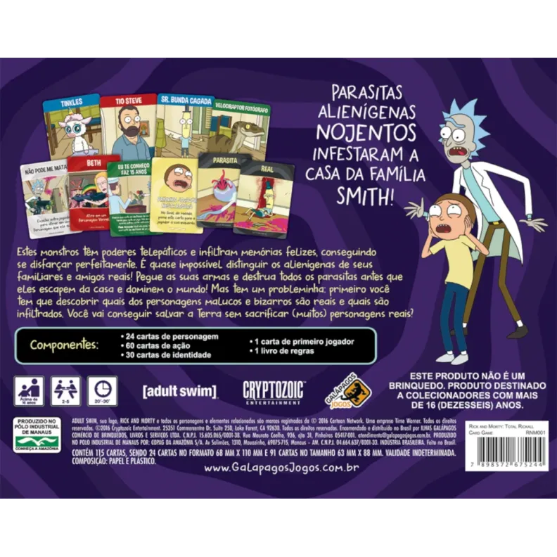 Rick and Morty: Total Rickall - Galápagos Jogos
