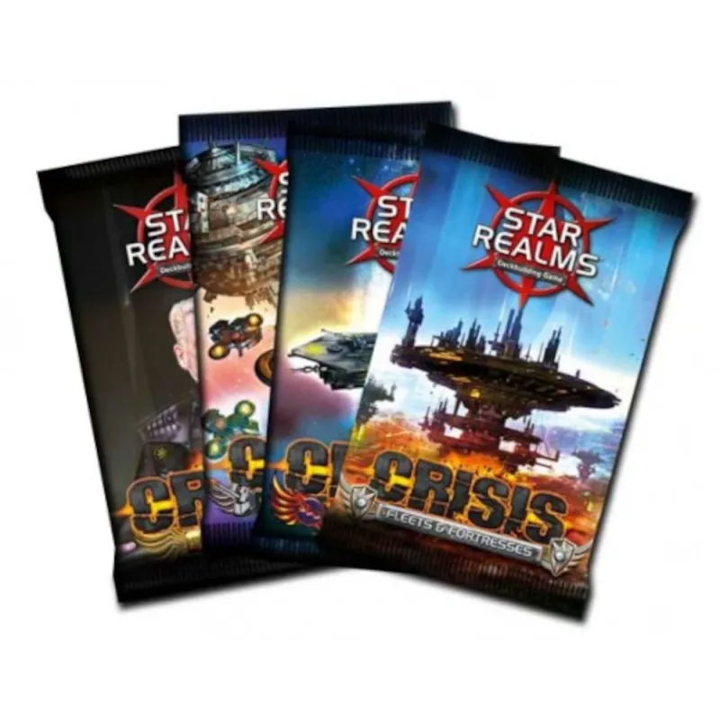 Star Realms Expansão: Crisis - Kit c/ 4 Booster - Devir Jogos