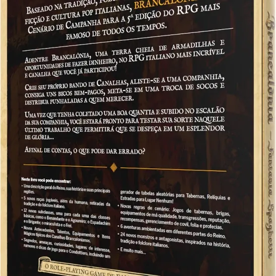 Brancalônia - Livro de Cenário para D&D 5a Edição - Galápagos Jogos