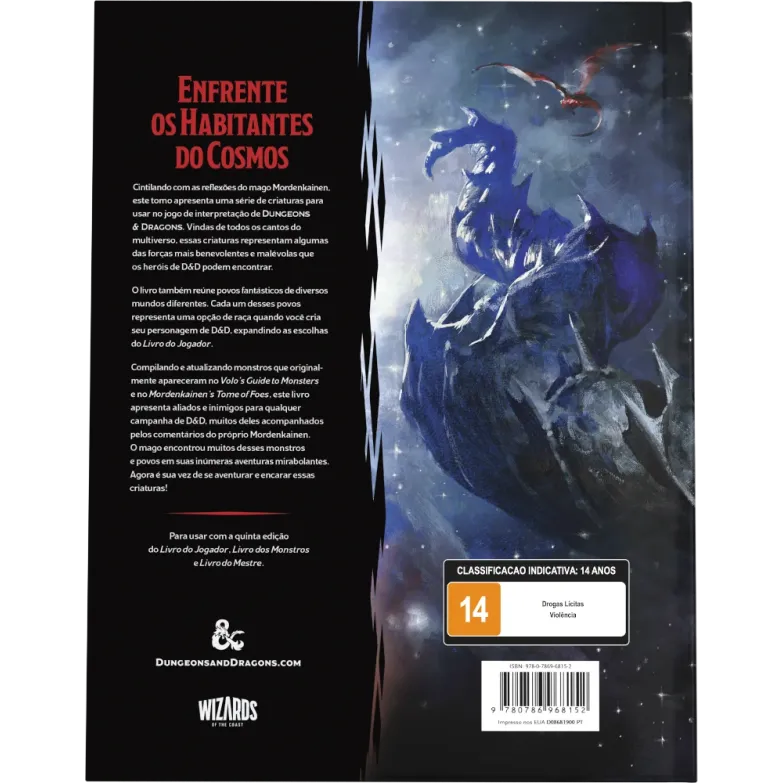 D&D 5.0 Mordenkainen apresenta: Monstros do Multiverso - Galápagos Jogos