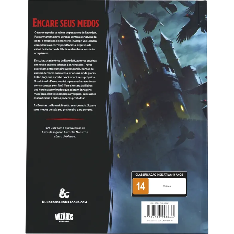 D&D 5.0 Guia de Van Richten para Ravenloft - Galápagos Jogos