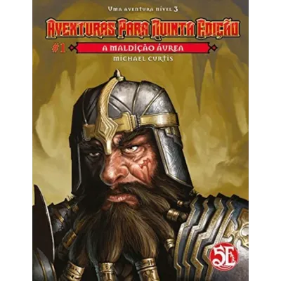 DnD Aventuras para Quinta Edição 01: A Maldição Áurea - Galápagos Jogos