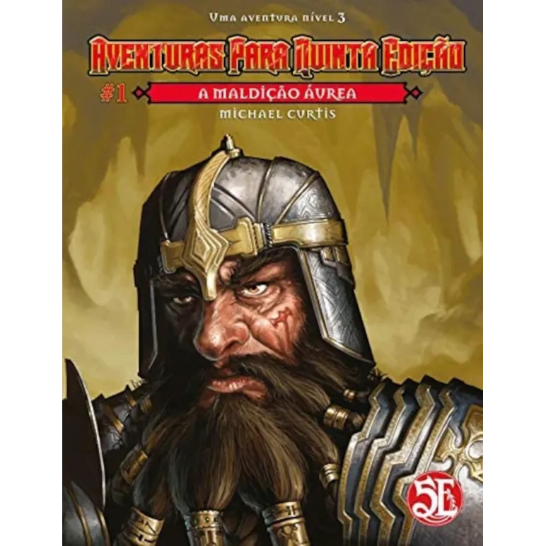 DnD Aventuras para Quinta Edição 01: A Maldição Áurea - Galápagos Jogos