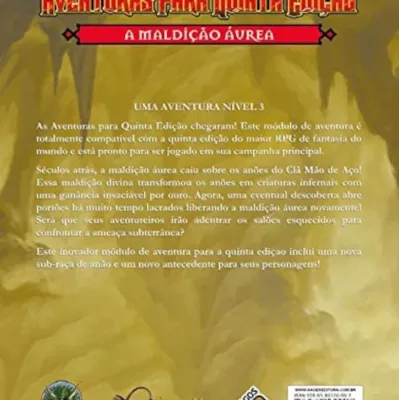 DnD Aventuras para Quinta Edição 01: A Maldição Áurea - Galápagos Jogos