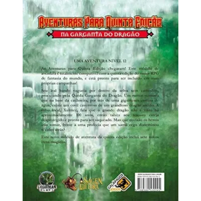 DnD Aventuras para Quinta Edição 05: Na Garganta do Dragão - Galápagos Jogos DnD Aventuras para Quinta Edição 05: Na Garganta do Dragão - Galápagos Jogos