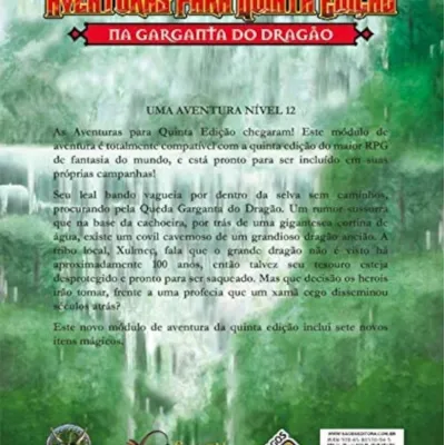 DnD Aventuras para Quinta Edição 05: Na Garganta do Dragão - Galápagos Jogos