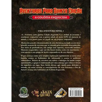 DnD Aventuras para Quinta Edição 12: A Colônia Esquecida - Galápagos Jogos