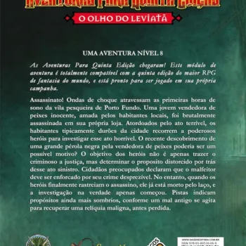 DnD Aventuras para Quinta Edição 08: O Olho do Leviatã - Galápagos Jogos DnD Aventuras para Quinta Edição 08: O Olho do Leviatã - Galápagos Jogos