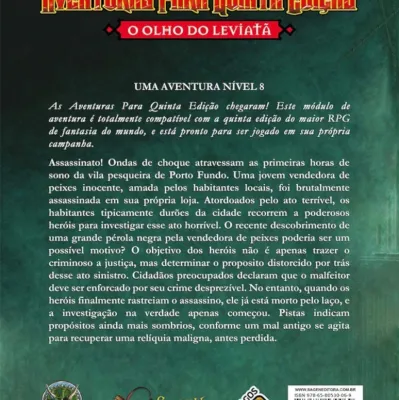 DnD Aventuras para Quinta Edição 08: O Olho do Leviatã - Galápagos Jogos