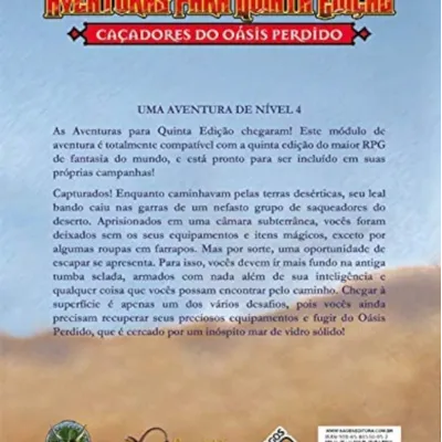 DnD Aventuras para Quinta Edição 06: Caçadores do Oásis Perdido - Galápagos Jogos DnD Aventuras para Quinta Edição 06: Caçadores do Oásis Perdido - Galápagos Jogos
