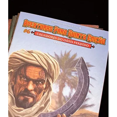 DnD Aventuras para Quinta Edição 06: Caçadores do Oásis Perdido - Galápagos Jogos