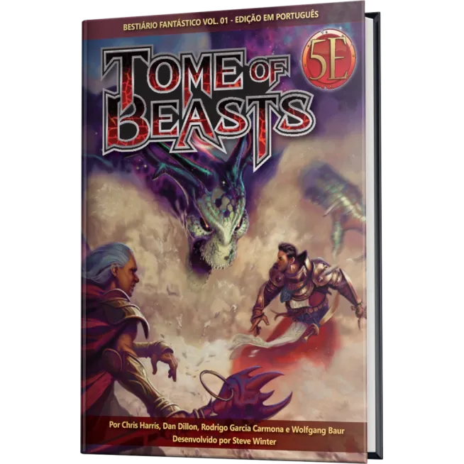 DnD 5.0 Tome of Beasts: Bestiário Fantástico Vol. 01 - Galápagos Jogos