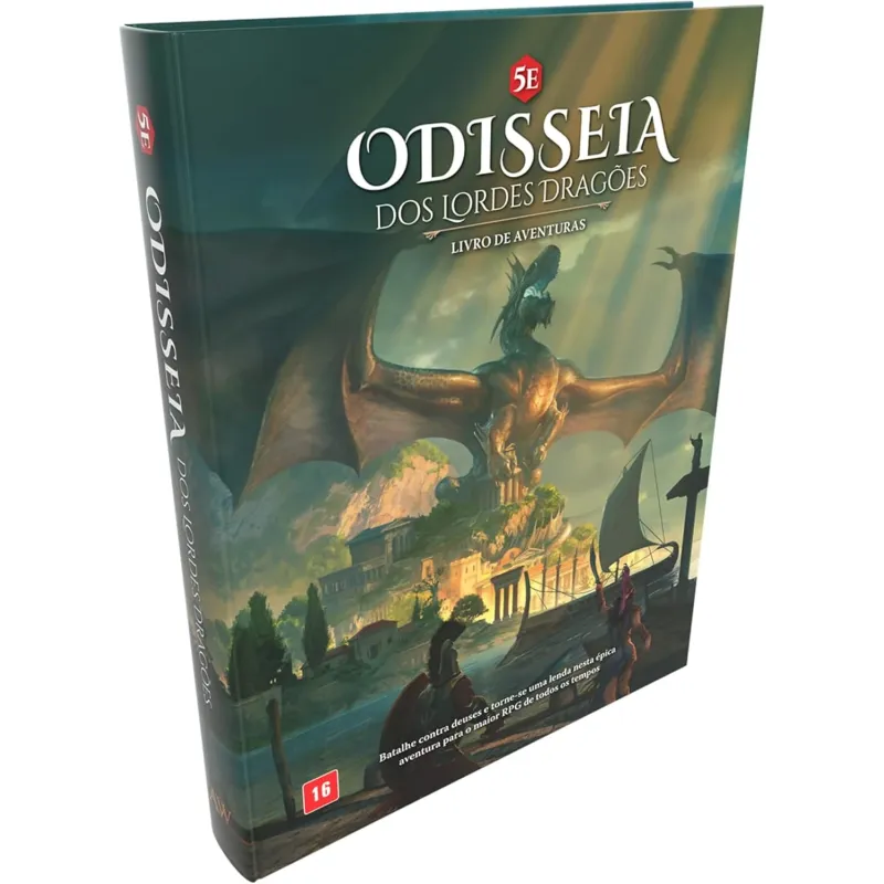 D&D 5.0 Odisseia dos Lordes Dragões 5e: Livro de Aventuras - Galápagos Jogos