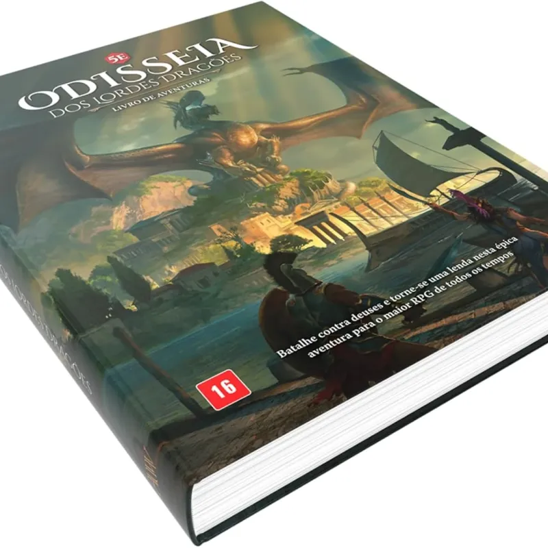 D&D 5.0 Odisseia dos Lordes Dragões 5e: Livro de Aventuras - Galápagos Jogos