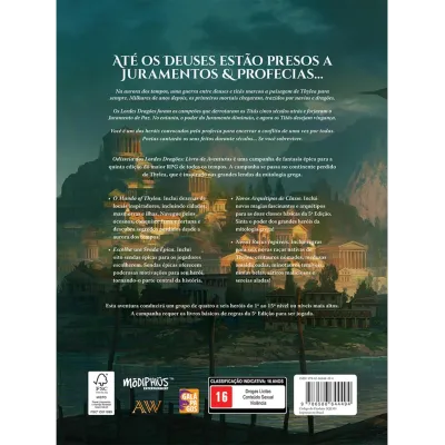 D&D 5.0 Odisseia dos Lordes Dragões 5e: Livro de Aventuras - Galápagos Jogos