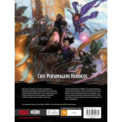 D&D 5.5e Player's Handbook (Livro do Jogador) - Galápagos Jogos D&D 5.5e Player's Handbook (Livro do Jogador) - Galápagos Jogos