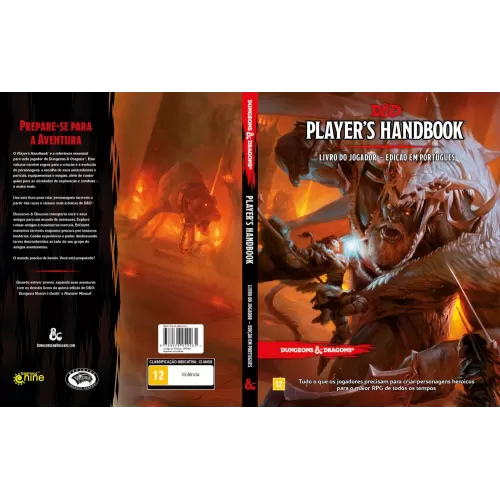 D&D 5.0 Player's Handbook - Galápagos Jogos