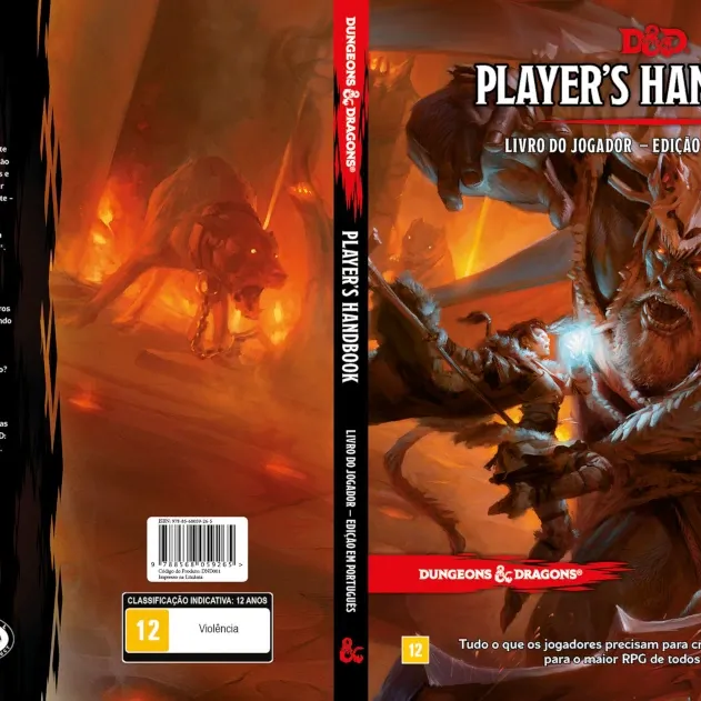 D&D 5.0 Player's Handbook - Galápagos Jogos