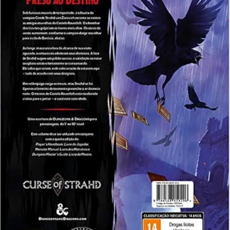 DnD 5.0 A Maldição de Strahd - Galápagos Jogos DnD 5.0 A Maldição de Strahd - Galápagos Jogos