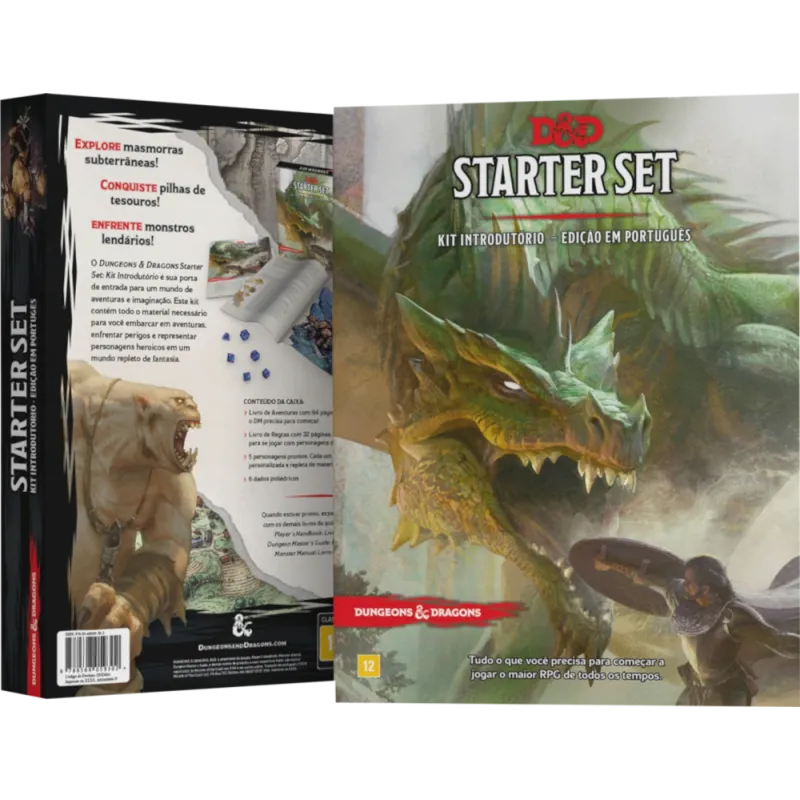 D&D 5.0 Starter Set (Kit Introdutório) - Galápagos Jogos